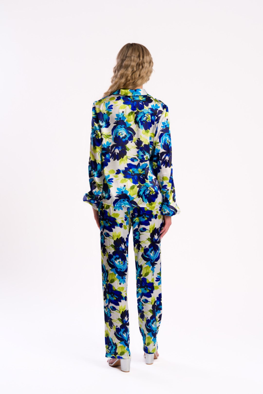 Floral Whisper Blue Pants