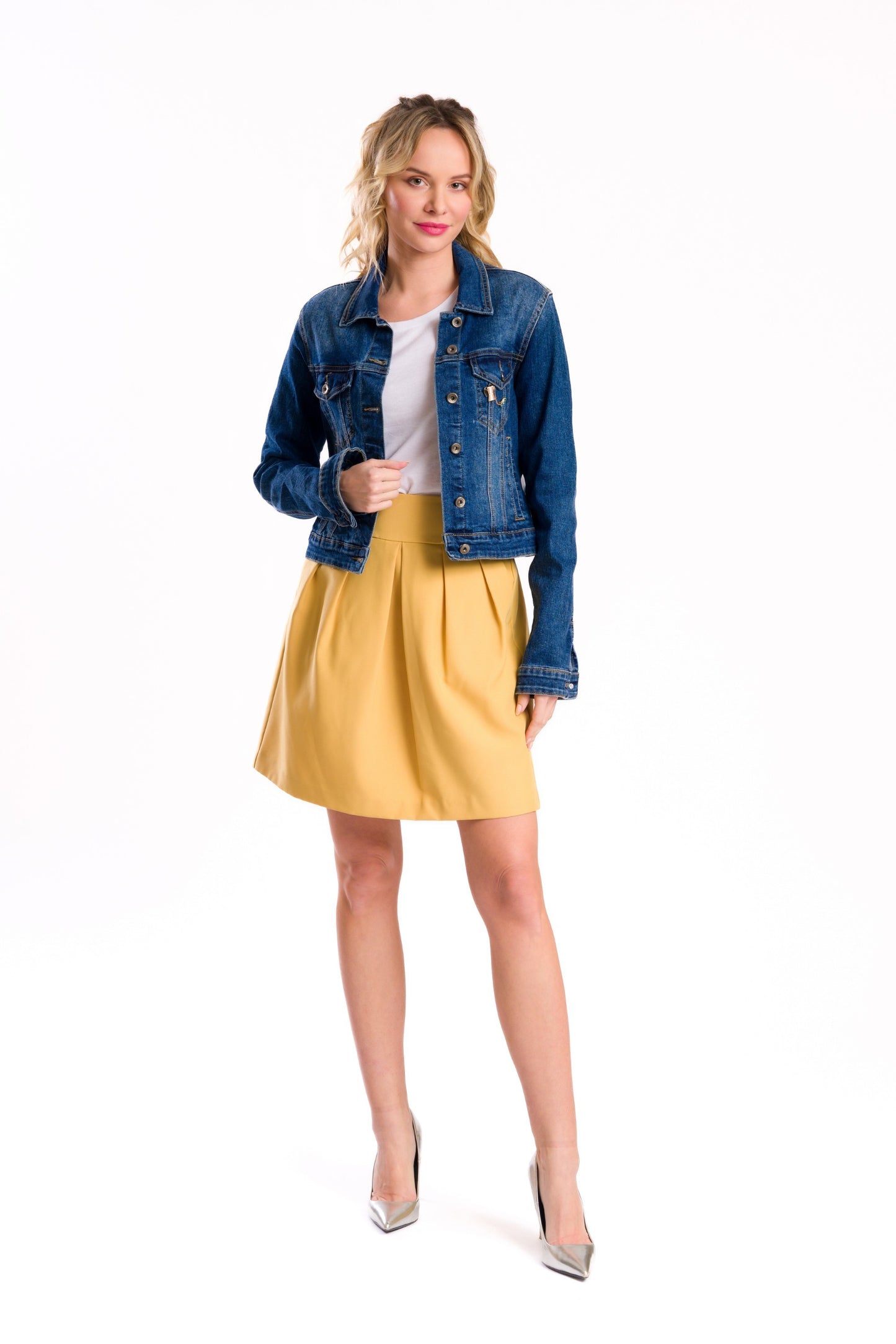 Pop - Art style "Cry baby" denim jacket #recycled