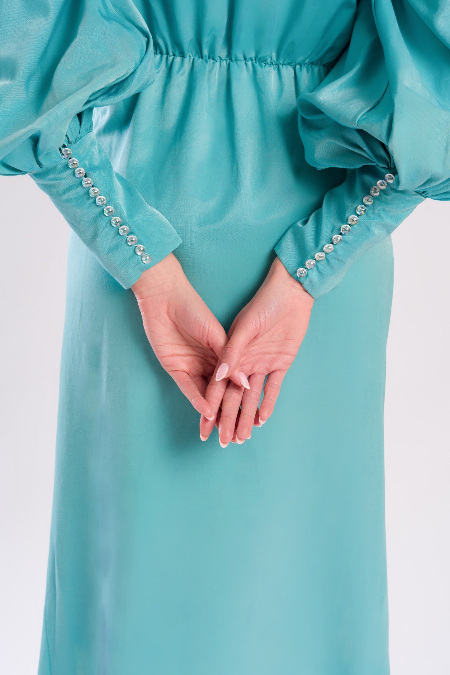 Blue dynasty inspired dress