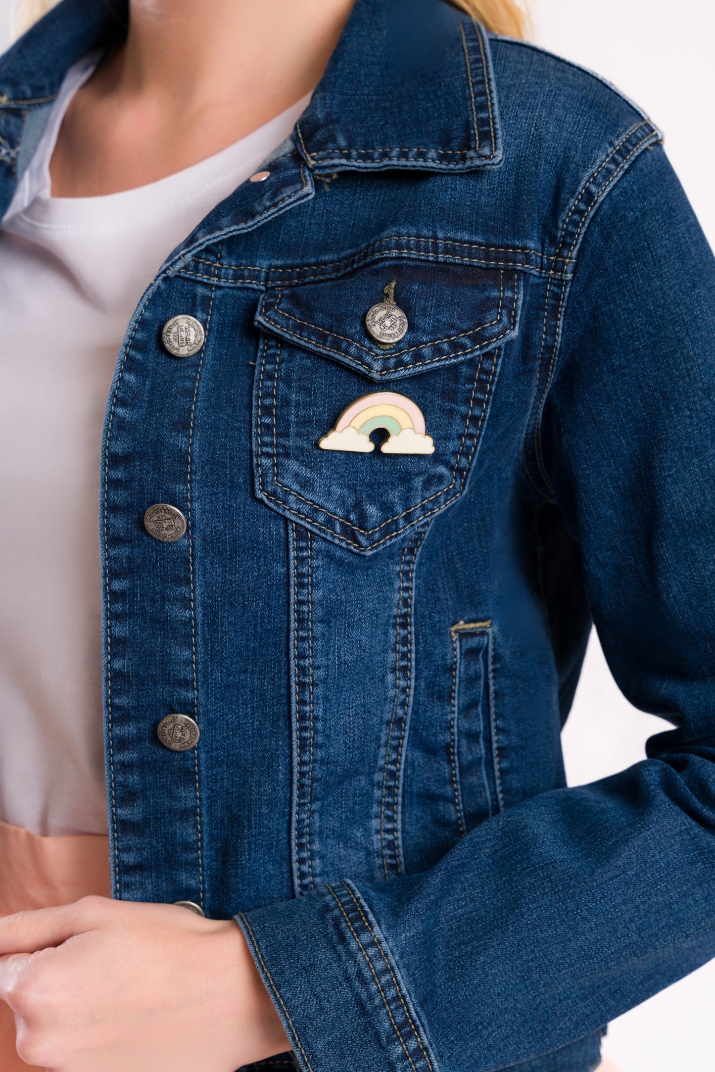 Wolf denim jacket #recycled