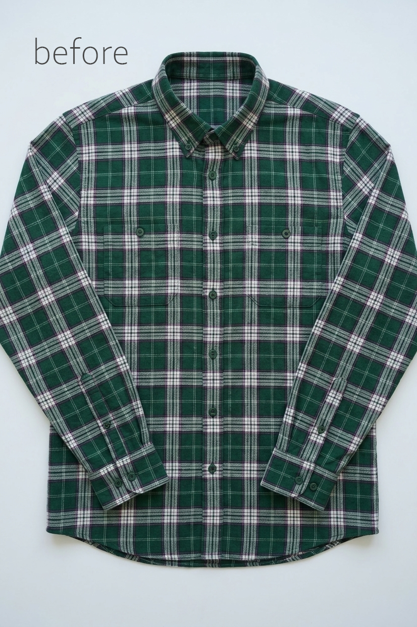 Upcycled Men's Flannel to Camisole Top